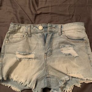 Jean high waisted shorts